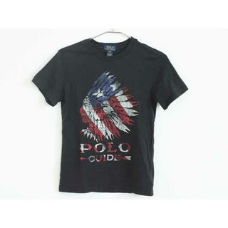 ラルフローレン(Ralph Lauren)の【夏物 新入荷!】†ラルフローレン/Ralph Lauren†140cm(S) 半袖Tシャツ/半袖カットソー 黒【中古】子供服 キッズ kids ジュニア 男の子 女の子 夏 tops 405042(Tシャツ/カットソー)