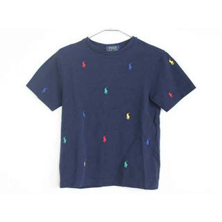 ラルフローレン(Ralph Lauren)の【夏物 新入荷!】†ラルフローレン/Ralph Lauren†140cm(S) 半袖Tシャツ/半袖カットソー 紺【中古】子供服 キッズ kids ジュニア 男の子 夏 tops 405042(Tシャツ/カットソー)