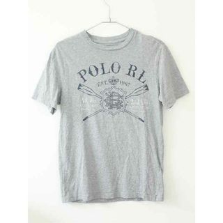 ラルフローレン(Ralph Lauren)の【夏物 新入荷!】†ラルフローレン/Ralph Lauren†150cm(M) 半袖Tシャツ/半袖カットソー グレー【中古】子供服 キッズ kids ジュニア 男の子 夏 tops 405042(Tシャツ/カットソー)