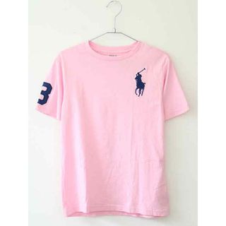 ラルフローレン(Ralph Lauren)の【夏物 新入荷!】†ラルフローレン/Ralph Lauren†150cm(M) 半袖Tシャツ/半袖カットソー ピンク【中古】子供服 キッズ kids ジュニア 男の子 夏 tops 405042(Tシャツ/カットソー)