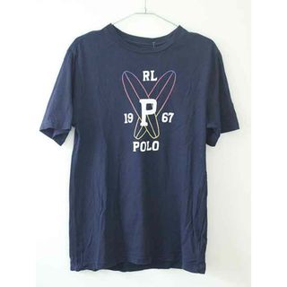 ラルフローレン(Ralph Lauren)の【夏物 新入荷!】†ラルフローレン/Ralph Lauren†160cm(L) 半袖Tシャツ/半袖カットソー 紺【中古】子供服 キッズ kids ジュニア 男の子 夏 tops 405042(Tシャツ/カットソー)