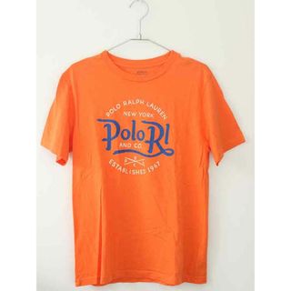 ラルフローレン(Ralph Lauren)の【夏物 新入荷!】†ラルフローレン/Ralph Lauren†150cm(M) 半袖Tシャツ/半袖カットソー オレンジ【中古】子供服 キッズ kids ジュニア 男の子 夏 tops 405042(Tシャツ/カットソー)