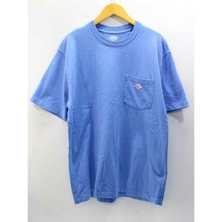 【新入荷】‡DANTON/ダントン‡ポケットTシャツ/カットソー/半袖 ブルー/青 メンズ 42【中古】 春夏秋冬 034042