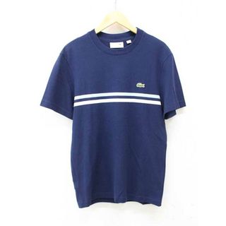 ラコステ(LACOSTE)の【新入荷】LACOSTE/ラコステ■半袖カットソー/半袖 ネイビー/紺 メンズ XS【中古】春夏秋冬 205042(Tシャツ/カットソー(半袖/袖なし))