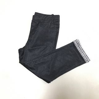 【新品未使用品】ZAIA  プルオン  クロップドパンツ   Lサイズ(クロップドパンツ)