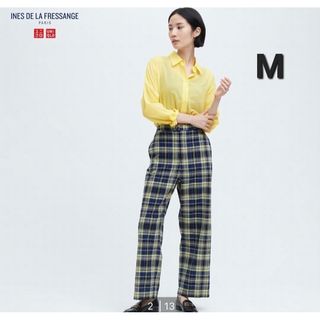 ユニクロ(UNIQLO)の(新品タグ付き)ユニクロ イネス イージーパンツ M(カジュアルパンツ)