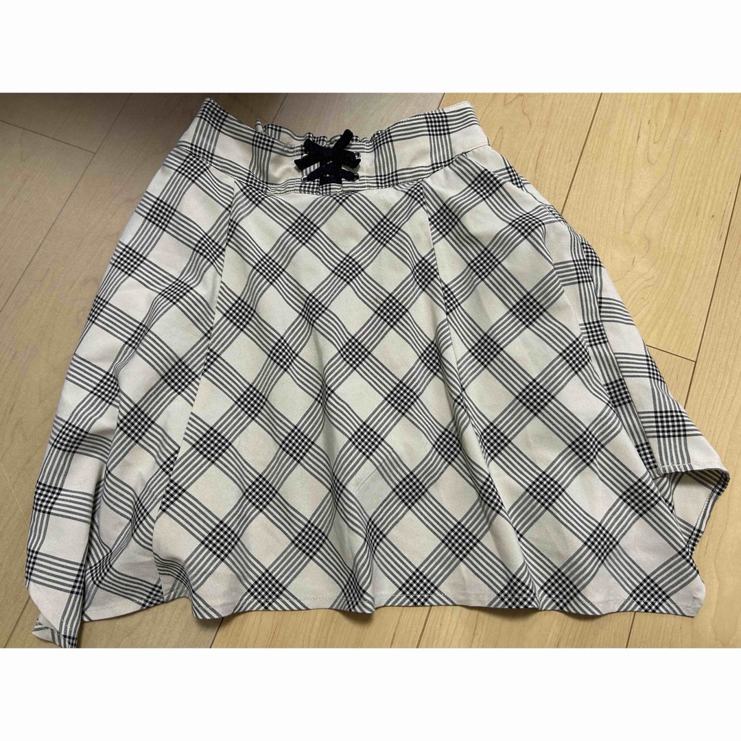 ペチコート付きスカート160サイズ キッズ/ベビー/マタニティのキッズ服女の子用(90cm~)(スカート)の商品写真