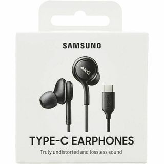 Samsung Type-C Earphones イヤホン EO-IC100(ストラップ/イヤホンジャック)