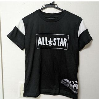 コンバース(CONVERSE)のCONVERSE キッズ  半袖 Tシャツ 黒（150）(Tシャツ/カットソー)