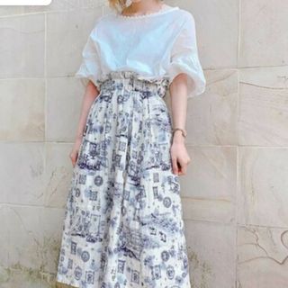 franche lippee - 【期間限定】フランシュリッペ　バルーン袖プリンスブラウス　白