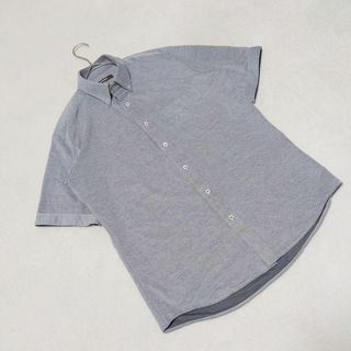 【marie claire】マリクレール ニットシャツ ボタンダウンシャツ(Tシャツ/カットソー(半袖/袖なし))