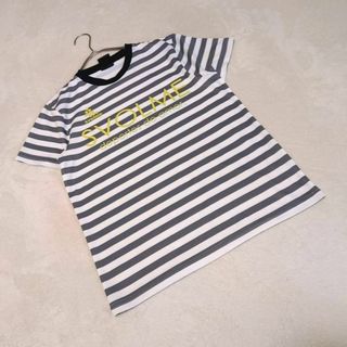 【svolme】スボルメ（160） Tシャツ スポーツウェア 半袖 ボーダー(Tシャツ/カットソー)