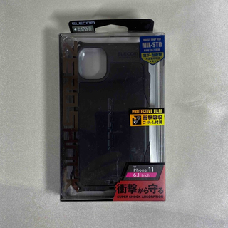 iPhone11 カバー ZEROSHOCK  PM-A19CZEROBK(モバイルケース/カバー)