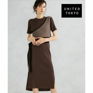 UNITED TOKYO - 美品★UNITED TOKYO ビスチェコンビワンピース 430