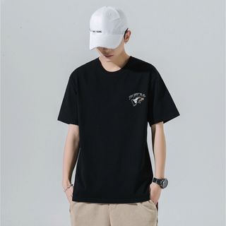 シンプル　Tシャツ　オフショル　ストリート(Tシャツ/カットソー(半袖/袖なし))