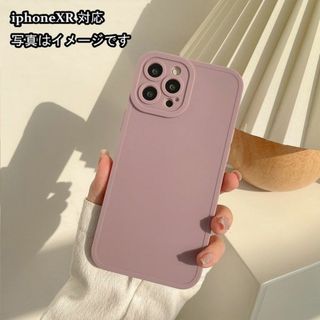 iphoneXRケース　紫 耐衝撃 360(iPhoneケース)