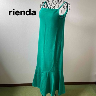 rienda - rienda スウェットマーメイドワンピース
