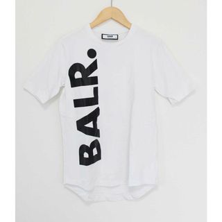 【夏物 新入荷】●BALR. / ボーラー●ロゴプリントTシャツ/カットソー/半袖/クルーネック ホワイト/白 レディース XS【中古】夏 814042(Tシャツ(半袖/袖なし))