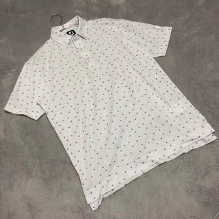 美品✨【ヴィンテージ】ボタンダウン 半袖ポロシャツ 花柄 シャツ(ポロシャツ)