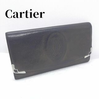 ●●カルティエ　長財布　レザー　Cartier
