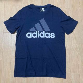 adidas - adidas　紺　ロゴTシャツ