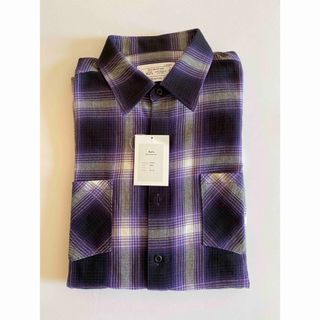 Rafu ラフ  Standerd shirt   PURPLE  L