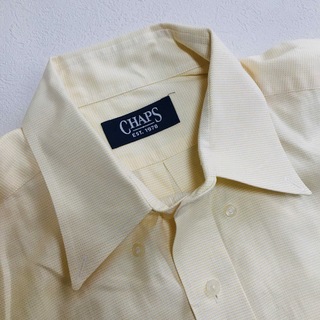 CHAPS メンズ  cotton 100%  半袖  シャツ(Tシャツ/カットソー(半袖/袖なし))