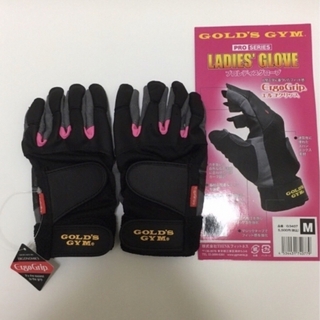 ゴールドジム(GOLD'S GYM)の新品　ゴールドジム　女性用　トレーニンググローブ　Mサイズ(手袋)