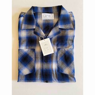 Rafu ラフ  Box shirts  Rafu025  BLUE L(シャツ)