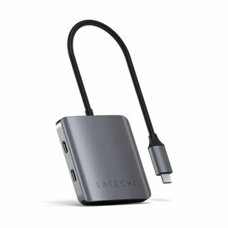 Satechi 4ポート USB-C ハブ データ転送のみ (映像出力や充電に非(PC周辺機器)