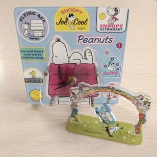 SNOOPY - スヌーピー アクリル 時計 アクリルスタンド2点セット♥