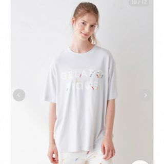 ジェラートピケ(gelato pique)のジェラピケ　ピクミン　プリントTシャツ(ルームウェア)