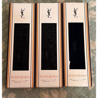 イヴサンローラン(Yves Saint Laurent)の［未使用，訳あり］イヴサンローラン　メンズ　ビジネスソックス　3足(ソックス)