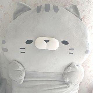 新品タグ付き でっかい すやすやそいねこ もちふわびっぐ(キャラクターグッズ)