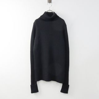 Y's - 美品 ワイズ ヨウジヤマモト Y's Yohji Yamamoto ウールタートルネックニット 2/ブラック ハイネック セーター トップス【2400013857758】