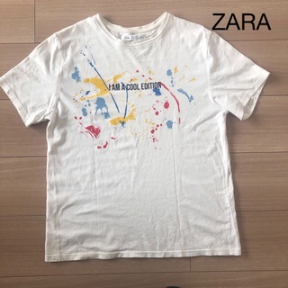 ザラ(ZARA)のZARA デザインTシャツ　152cm(Tシャツ/カットソー)