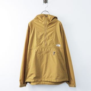 ザノースフェイス(THE NORTH FACE)のメンズ ザノースフェイス THE NORTH FACE Compact Anorak コンパクトアノラック プルオーバー S/キャメル【2400013857246】(ナイロンジャケット)