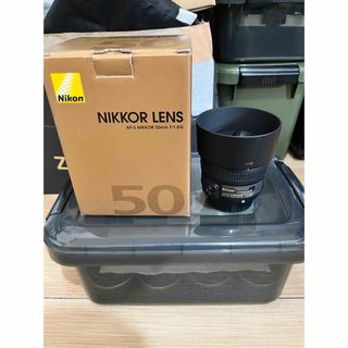 ニコン(Nikon)の箱付き★極上品NIKON AF-S NIKKOR 50mm F1.8 G(レンズ(単焦点))