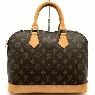 ルイヴィトン(LOUIS VUITTON)の【ベタ無し】ルイ・ヴィトン M51130 旧アルマ 2way ハンドバッグ ショルダーバッグ ショルダーストラップ付 ブラウン モノグラム  LOUIS VUITTON【中古】(ハンドバッグ)