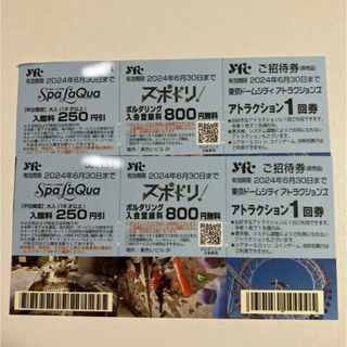 東京ドームシティアトラクション チケット2枚(遊園地/テーマパーク)