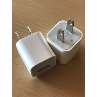 アップル(Apple)の2個 Apple純正 アダプタ// iPhone充電器(バッテリー/充電器)