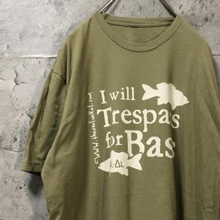 Trespass for bass バス USA輸入 サカナ ビック Tシャツ(Tシャツ/カットソー(半袖/袖なし))