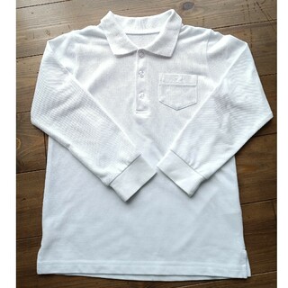ベルメゾン(ベルメゾン)のベルメゾン長袖白ポロシャツ　120cm2枚セット(Tシャツ/カットソー)