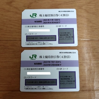 JR東日本 株主優待割引券 2枚セット(鉄道乗車券)