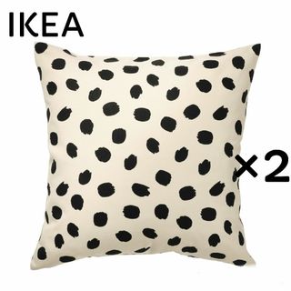 イケア(IKEA)のイケア　IKEA ODDNY オッドニー クッションカバー　2枚セット(クッションカバー)