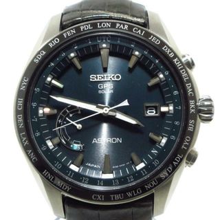 セイコー(SEIKO)のSEIKO(セイコー) 腕時計美品  ASTRON(アストロン) 8X22-0AG0/SSE115JC メンズ 電波/GPS/チタン/セラミック ダークネイビー(その他)