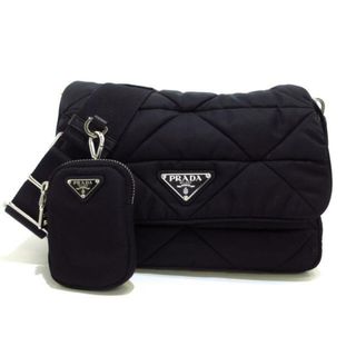 プラダ(PRADA)のPRADA(プラダ) ショルダーバッグ美品  - 1BD290 黒 キルティング ナイロン(ショルダーバッグ)