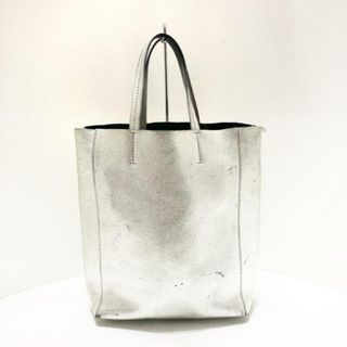 セリーヌ(celine)のCELINE(セリーヌ) トートバッグ バーティカルカバスモール シルバー レザー(トートバッグ)