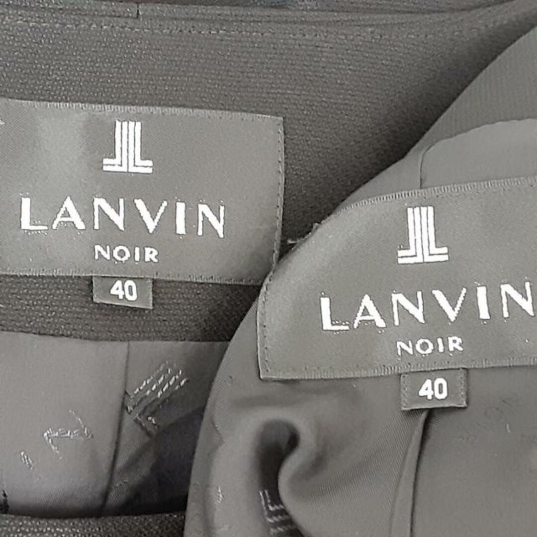 LANVIN(ランバン)のLANVIN(ランバン) ワンピーススーツ レディース美品  - 黒 NOIR レディースのフォーマル/ドレス(スーツ)の商品写真