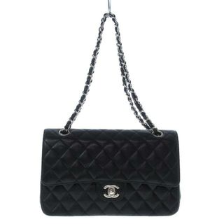 シャネル(CHANEL)のCHANEL(シャネル) ショルダーバッグ レディース ダブルフラップマトラッセ A01112 黒 チェーンショルダー/シルバー金具 キャビアスキン(ショルダーバッグ)